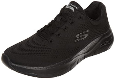 Skechers Damen Arch Fit Big Appeal Sneaker, Black Mesh Trim, 39.5 im Sale